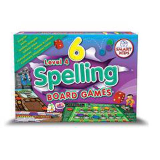 6 Spelling Board Games - Level 4
